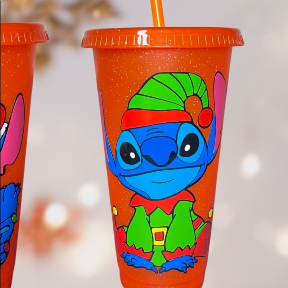 Stitch Elf Cup